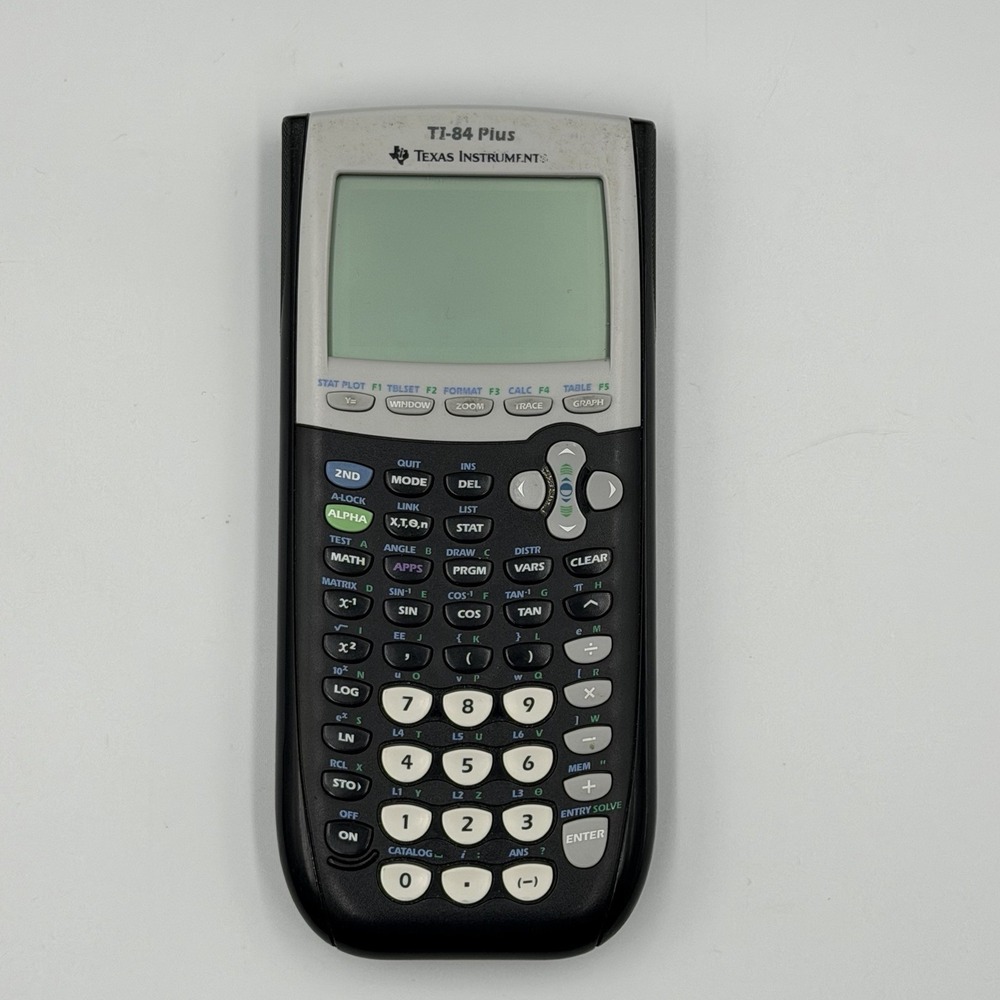 Used Texas Instruments TI-84 Plus Graphing Calculator w/ Cover - Tested